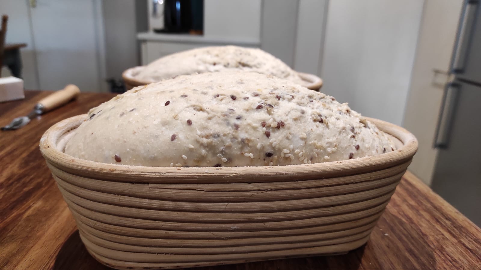 Oat and flax soaker bread with quinoa paste The Fresh Loaf